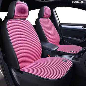 

FUZHKAQI 12V Heated car seat cover for Peugeot 407 4008 307 206 5008 3008 607 2008 508 308 408 301 201 auto styling accessories