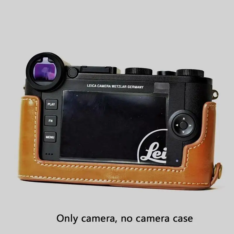 1 шт. брендовый чехол для камеры из натуральной кожи, сумка для Leica Cl, ручная работа, половина тела, нижняя крышка камеры, базовая крышка