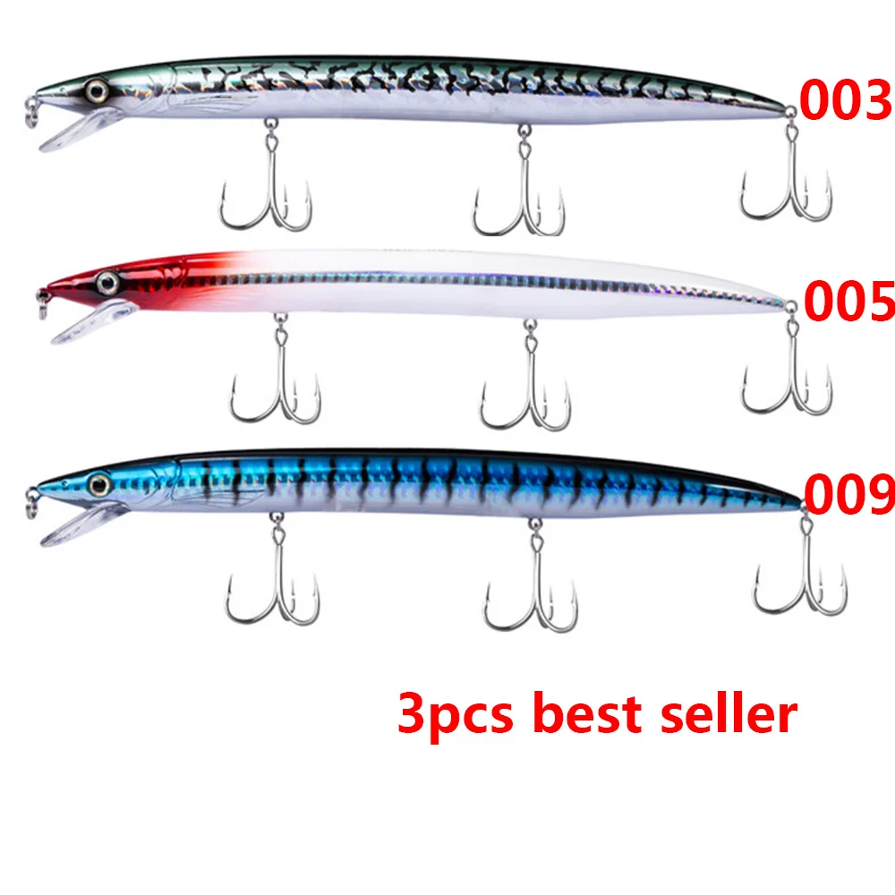 000-3 Hunthouse fishing jerkbait lure minnow jerkbait sea lure long casting minnow floating pesca fishing tackle seabass - Цвет: 000-3