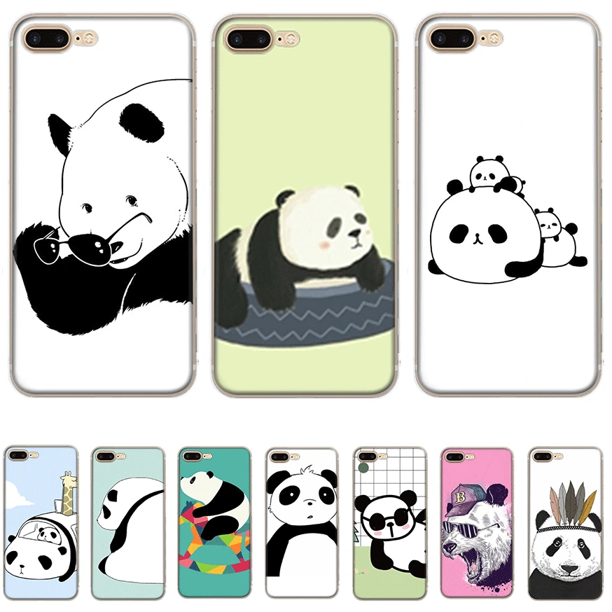 Mobile Phone Case For iPhone Apple XR X XS Max 6 6s 7 8 P Lus 5 5S SE Shell Panda Protection Fashion | Мобильные телефоны и
