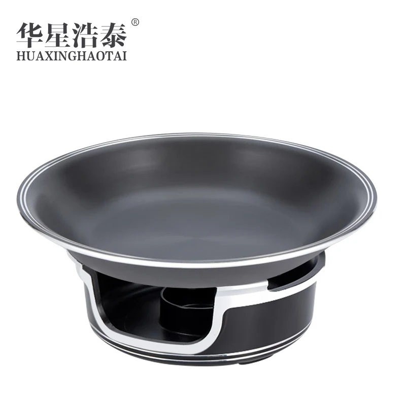 Korean alcohol oven dry pot uncoated thicken anodized seafood soup hot stewpot liquid solid small pan 23-48cm