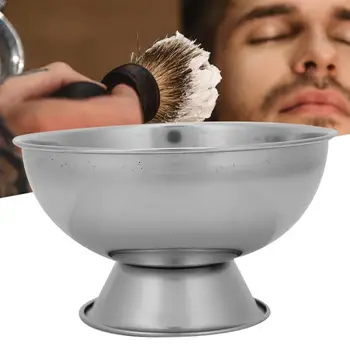 

Stainless Steel Beard Shave Foam Bowl Shaving Soap Bowl for Men Wet Shaving