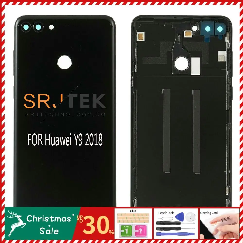 SRJTEK для huawei Y9, чехол на заднюю панель, чехол на заднюю дверь для Y9, чехол на батарейку FLA L22 LX2 LA10 LX1 LX3, заменяет