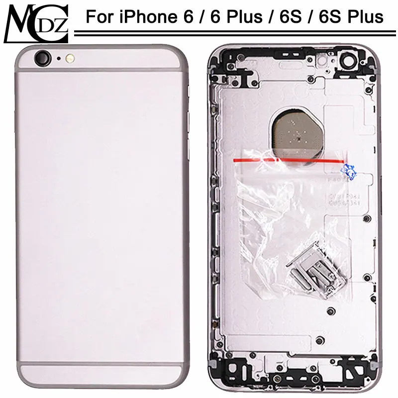 New 6G Battery Cover For iPhone 6 Plus 6S Back + Middle Frame Rear Metal Chassis Housing Case | Мобильные телефоны и