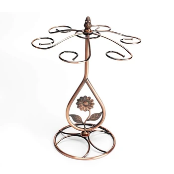 

Creative Stemware Rack Countertop Stemware Holder and Wine Glass Drying Rack for Home and Bar Can Hold 6 Glasses Home Cabinet Or