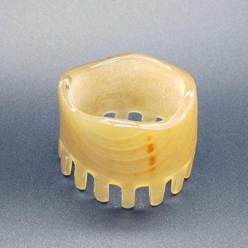 

Natural Horn Comb Portable Massage Hair Smoothing Comb Wide Teeth Comb for Girls Head Message Tool Hair Care Supplies