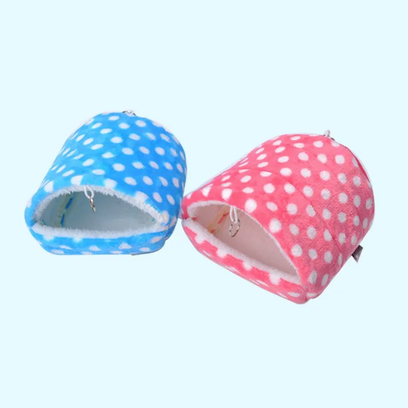 Plush Soft Guinea Pig House Bed Cage for Hamster Mini Animal Mice Rat Nest Bed Hamster House Small Home Pet Products