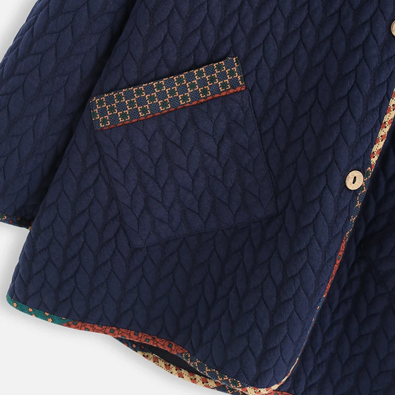 Hot Sale Womens Warm Casual Loose Hooded Ladies Long Sleeve Pocket Large Size Coat Jacket Winter Woman Button Hooded Coat 2019