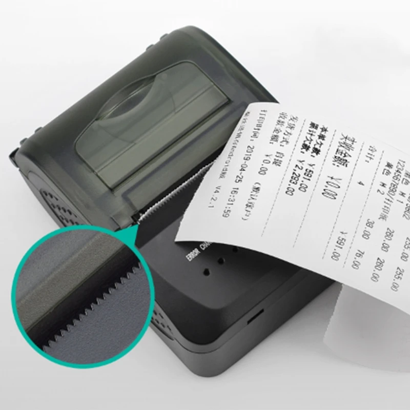 58 мм Портативный Bluetooth Термальность чековый принтер Порты и разъёмы чековый принтер POS принтер мини Bluetooth принтер билетов андроид IPhone