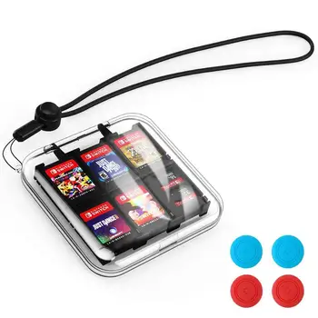 

Nintend Switch 12 in 1 Game Memory Card Micro SD Case Holder for Nintendo Switch NS Lite Cartridge Storage Box With Strap