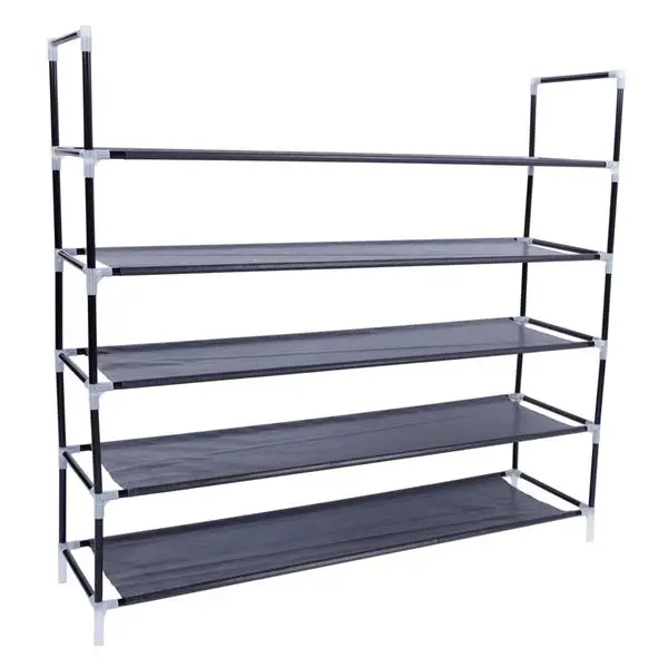 

5 Tiers Non-woven Fabric Shoe Racks Super wide Combined Shoe Rack with Handle for Living room shoe storage
