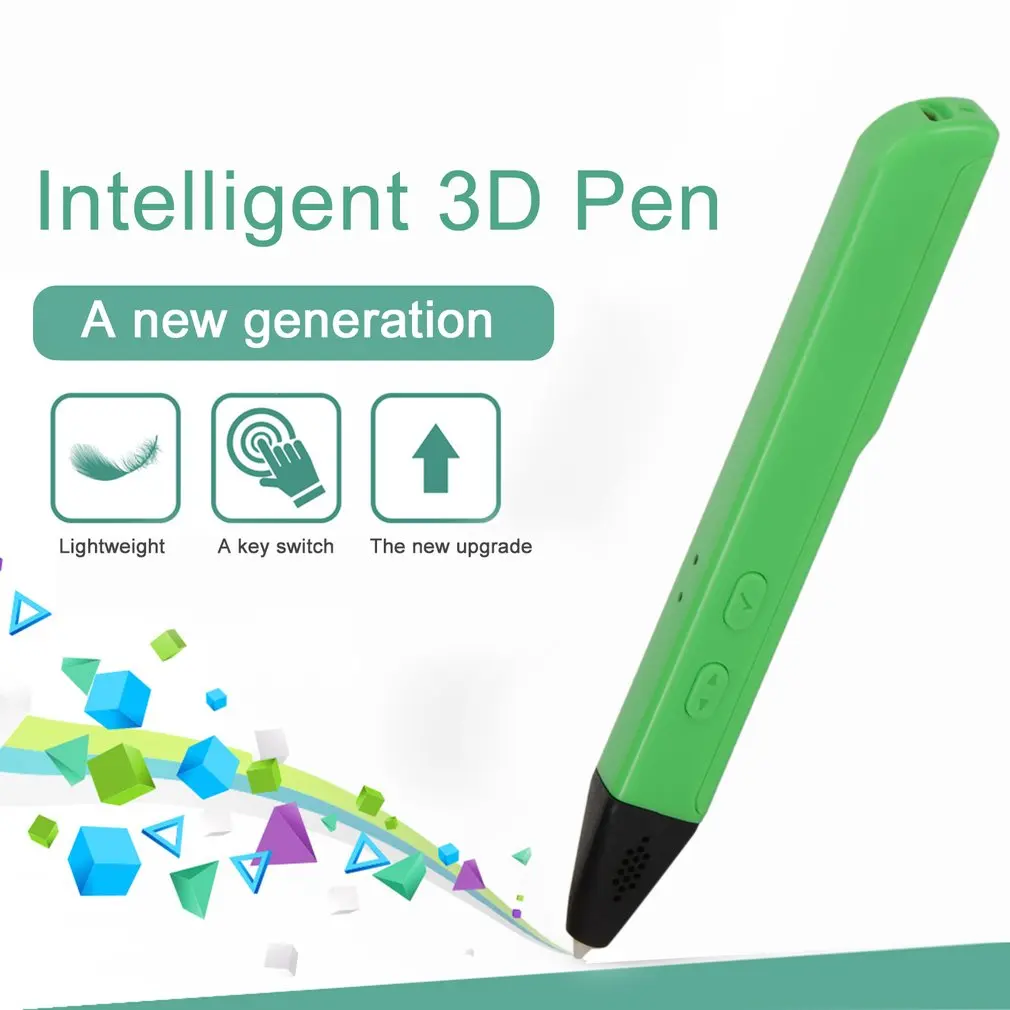 Детская 3d Ручка, подарок на день рождения, Профессиональная 3D печать, ручка, ручная работа, рисование, 3d ручки, принтер, зарядка через usb, Прямая поставка