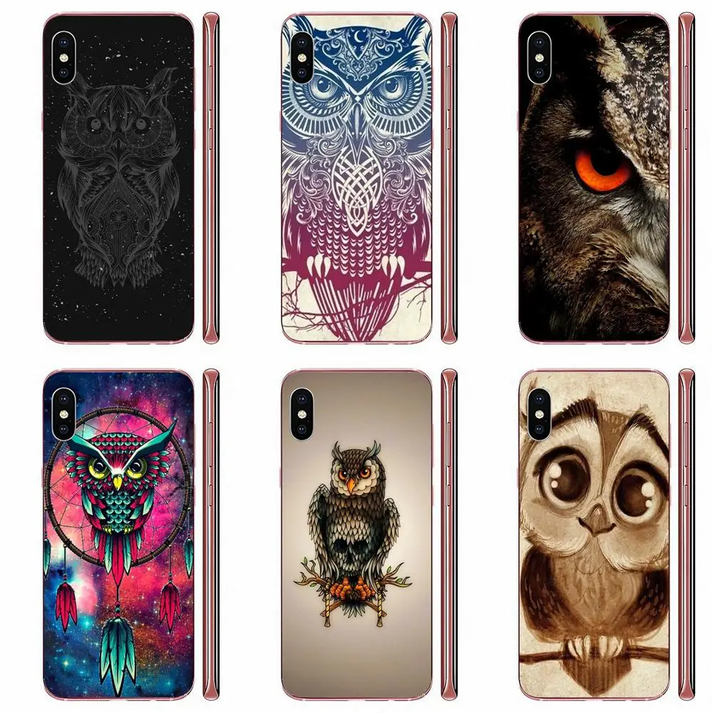 TPU Covers For Samsung Galaxy A51 A71 A81 A90 5G A91 A01 S11 S11E S20 Plus Ultra Animal Night Owl Lovely | Мобильные телефоны и