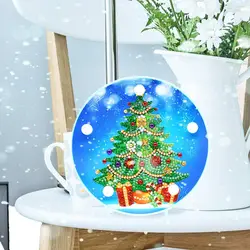 DIY 5D бриллиантовый рисунок Рождество дерево по номеру наборы картина вышивка крестиком полная дрель кристалл горный хрусталь Вышивка