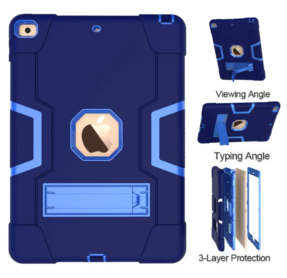 A4 Чехол для ipad 10,2 7th Gen A2198 A2200 10," Tablet Funda Capa Heavy Armour противоударный силиконовый чехол для детей ipad 10,2+ пленка+ ручка - Color: A4