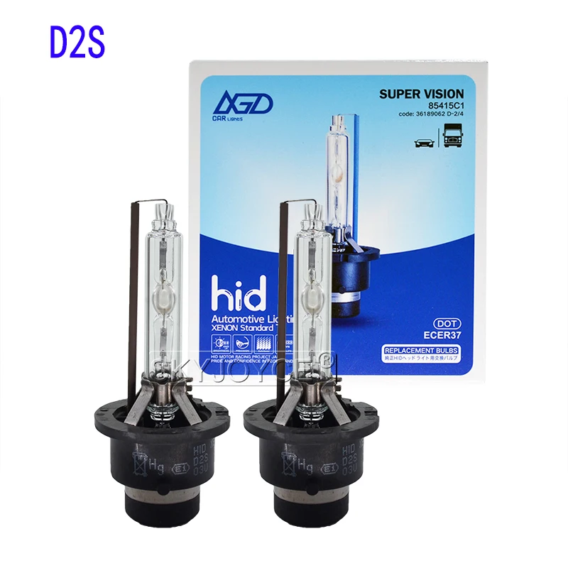SKYJOYCE New 2PCS 35W Xenon D2S Replacement HID Bulb D4S Xenon HID Lamps 5500K Super Fast Bright D2R D4R Car Headlight Bulbs (3)