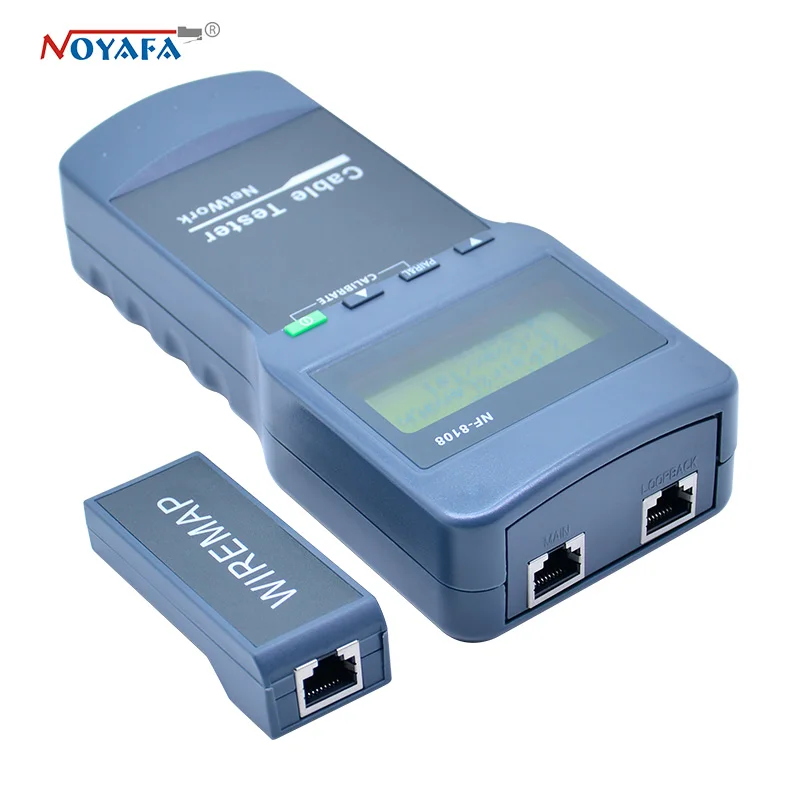 Высокое качество NOYAFA NF 8108A сетевой тестер Длина Кабеля Тестер точки останова