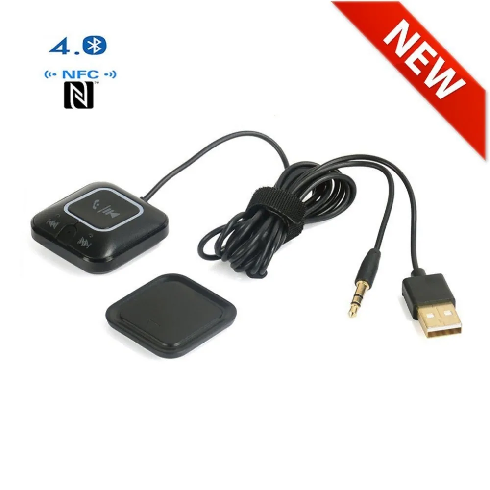 3,5 мм AUX аудио приемник беспроводной Bluetooth 4,0 приемники Handsfree адаптер Bluetooth автомобильный комплект