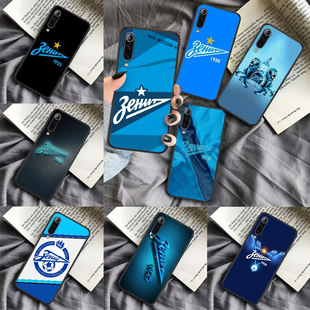 Чехол для телефона с футбольным ФК Zenit Xiaomi Mi Note 10 A3 9 MAX 3 A2 8 Lite Pro Ультрачерный