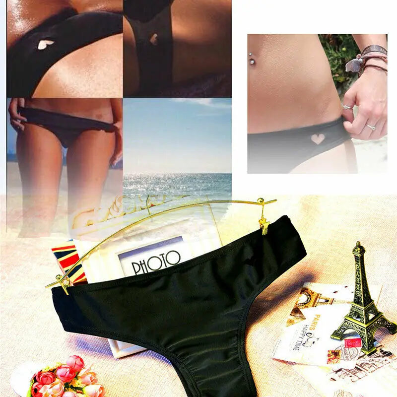 Lady Sexy Bikini Thong Bottom Women Cheeky Hot Brazilian Swimwear Triangle Swimming Bottom Swimsuit Bathing Briefs
