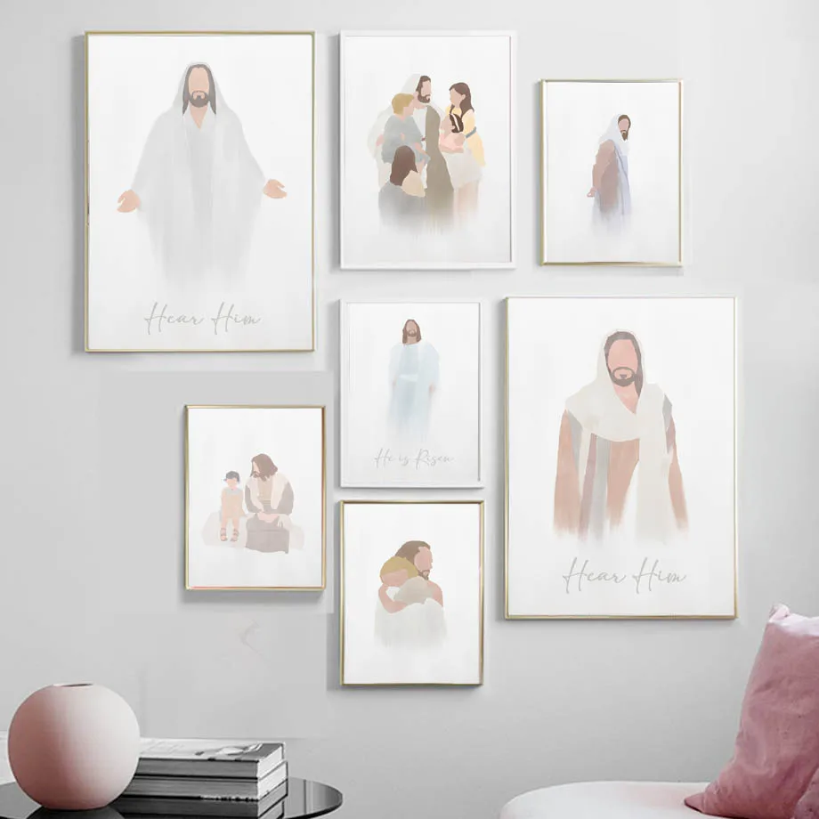 Wall-Art-Canvas-Painting-Holy-Jesus-Biblical-Stories-Nordic-Posters-And-Prints-Wall-Pictures-For-Living (2)