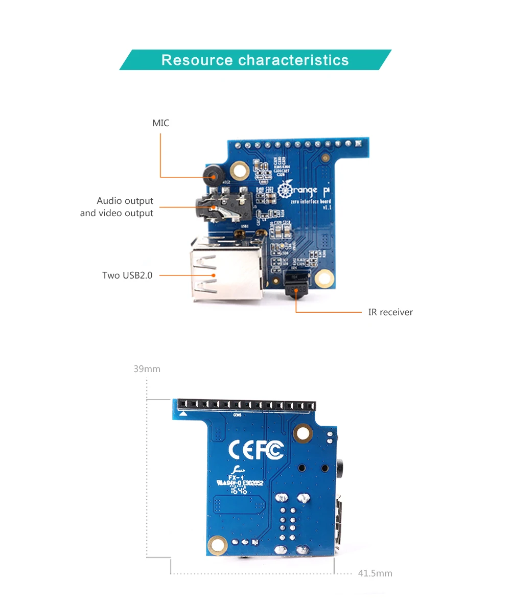 Оранжевый Pi Zero набор 6: оранжевый Pi Zero 512MB+ плата расширения+ черный чехол макетная плата за Raspberry Pi