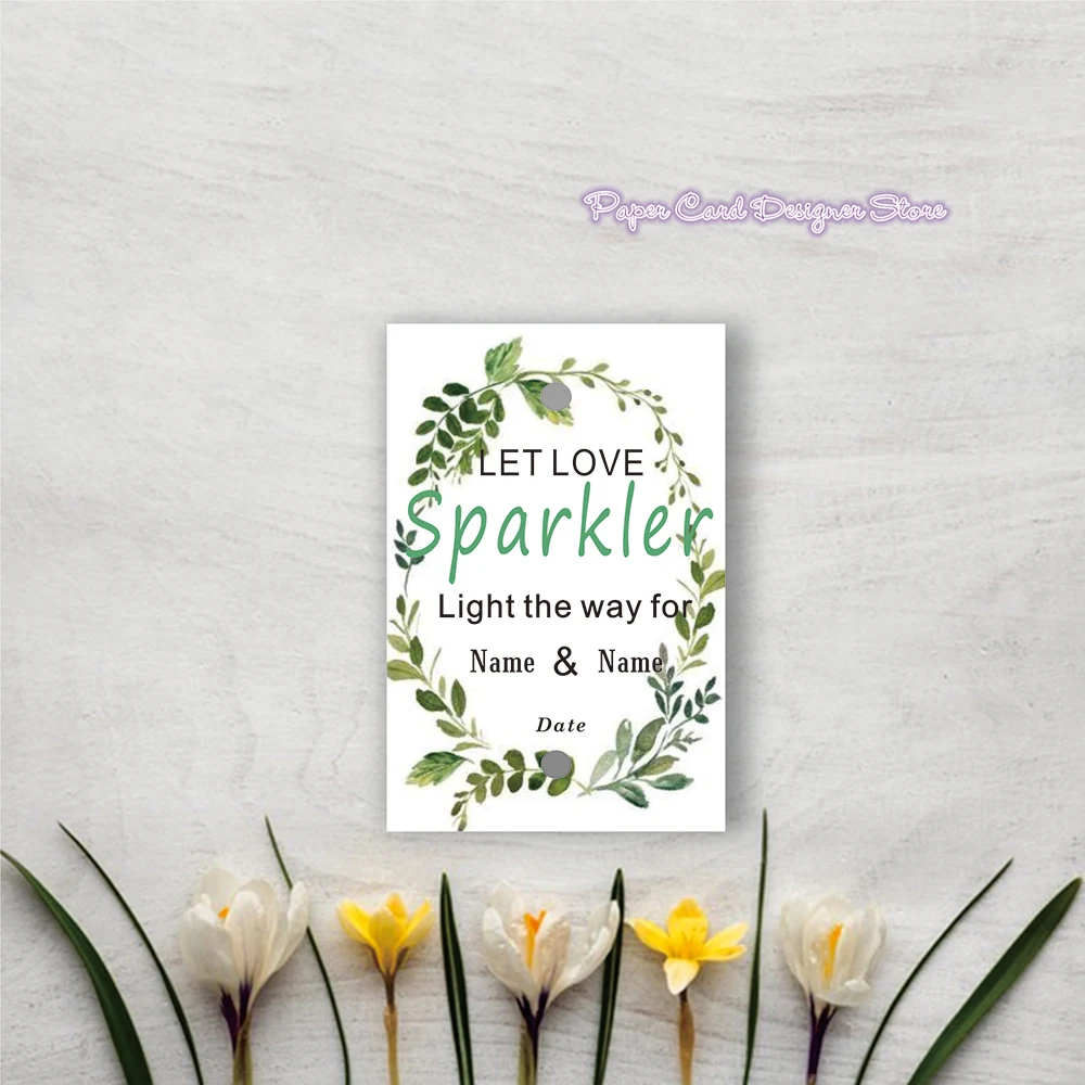 Personalized Wedding Sparkler Tags Let Love Sparkle Wedding Date Insert  Card Send Off Let Love Shine Sign Firework Glow Tags - Cards & Invitations  - AliExpress