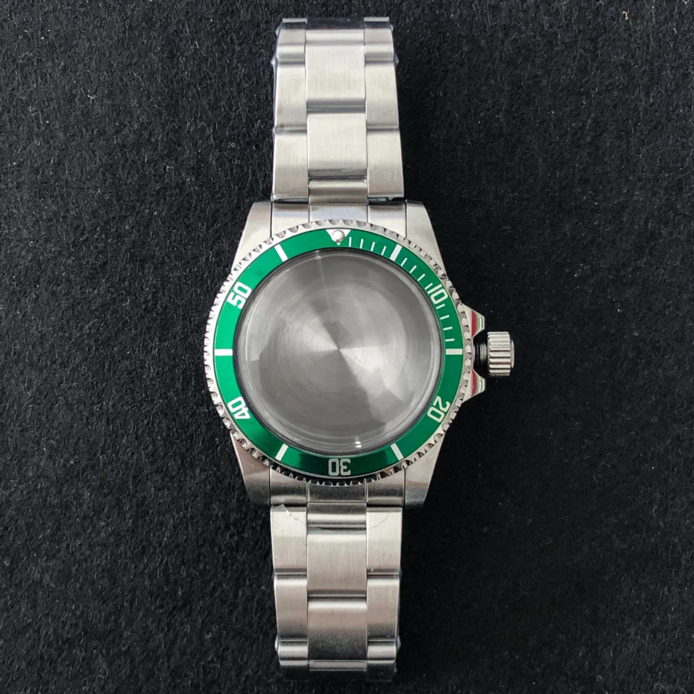 Watch accessories 39.5mm stainless steel case, aluminum bezel, acrylic glass, suitable for Japanese NH35 movement P1