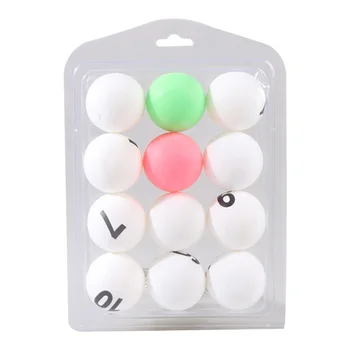 

12PCS ABS Ping Pong Balls Table Tennis Sports Student Training Digital Games