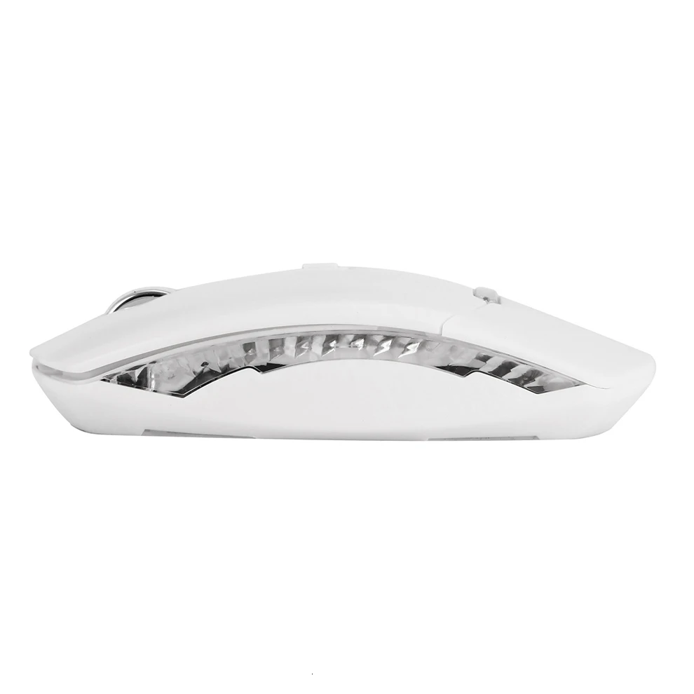 Jelly Comb, беспроводная мышь, 2,4 г, USB, нано приемник, мышь для ноутбука, ноутбука, ПК, планшета, для дома, офиса, портативная тонкая мышь, подсветка