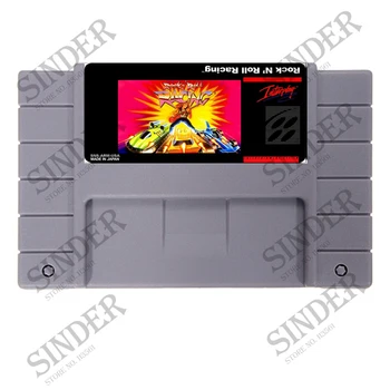 

Rock'n Roll Racing USA Version 16 bit Big Gray Game Card For NTSC Game Player