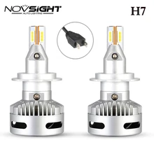 Novsight супер яркий 90 Вт H7/H11/9005/9012/D1/D2D/D5 Автомобильный светодиодный комплект для замены фар 6500K