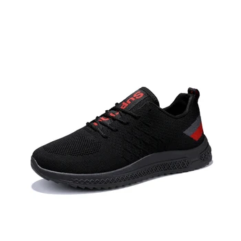 

2020 New Mens Casual Shoes Breathable Men Sneaker Light Comfortable High Quality Male Shoes Lace-Up Basic Solid