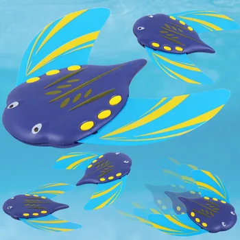 

Pool Accessories Underwater Glider With Adjustable Fins Swimming Toys Kids Summer Bathtub Beach Hydrodynamic Devil Fish Toys