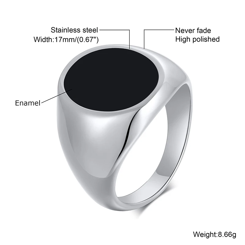 Gothic Punk Rings For Men