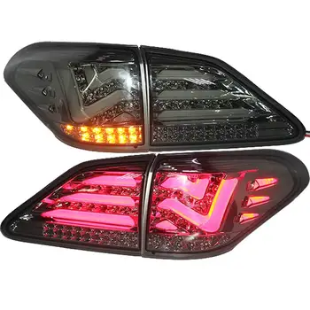 

4 Pieces 2013 to 2015 Year For Lexus RX270 RX350 RX450H Tail Lamp Back Light LED strip Rear Light Smoke Black SN