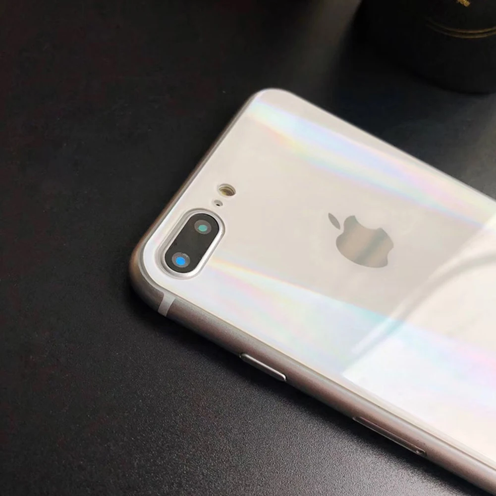 Aurora градиентное стекло задняя пленка для iPhone XS MAX 11 Pro XR X 7 8 Plus блестящее 3D изогнутое закаленное стекло Защита от царапин