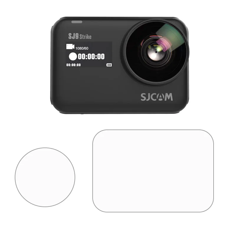 

LCD Diaplay Screen Protective Film Lens Glass Protector Protection Cover For SJCAM Series SJ9 Strike/ Max 4K Action Sport Camera