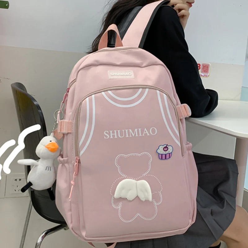 Милый школьный ранец EST для девочек-подростков колледжа ноутбука рюкзак большой