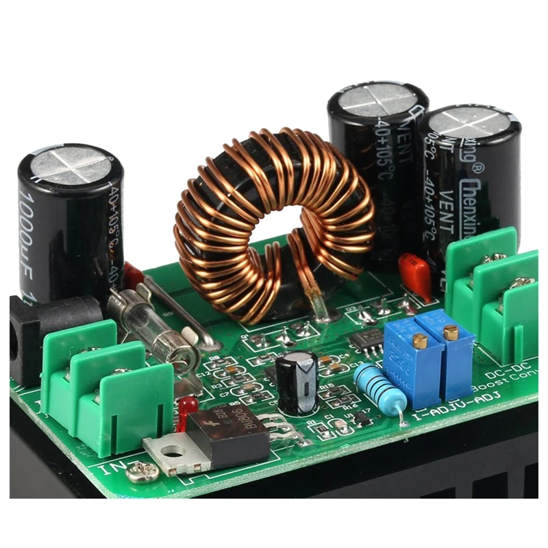 DC/DC Boost Converter 10-60V to 12-80V Step-up Voltage Regulator 600W Auto Power Supply Transformer Adjustable Output Volt Contr