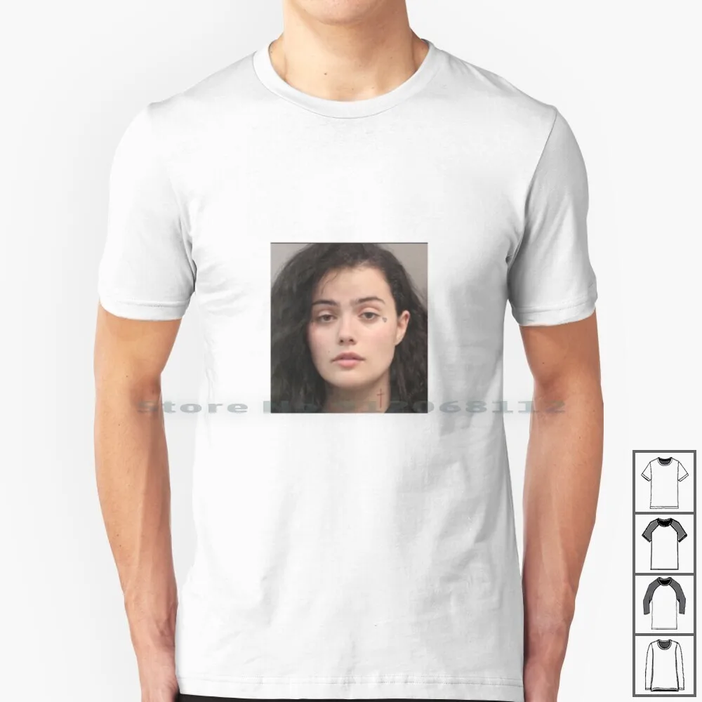 Gaby Mugshot T Shirt 100% Cotton Onlyfans Xgabyv Homeless Creative Trending  Vintage Cool Gift Euro Us Size Big Size