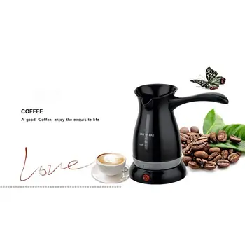

220V 250ml Coffee Makers Italian Moka Pot Portable Electric Coffee Maker Tea Kettle with Anti-slip Handle