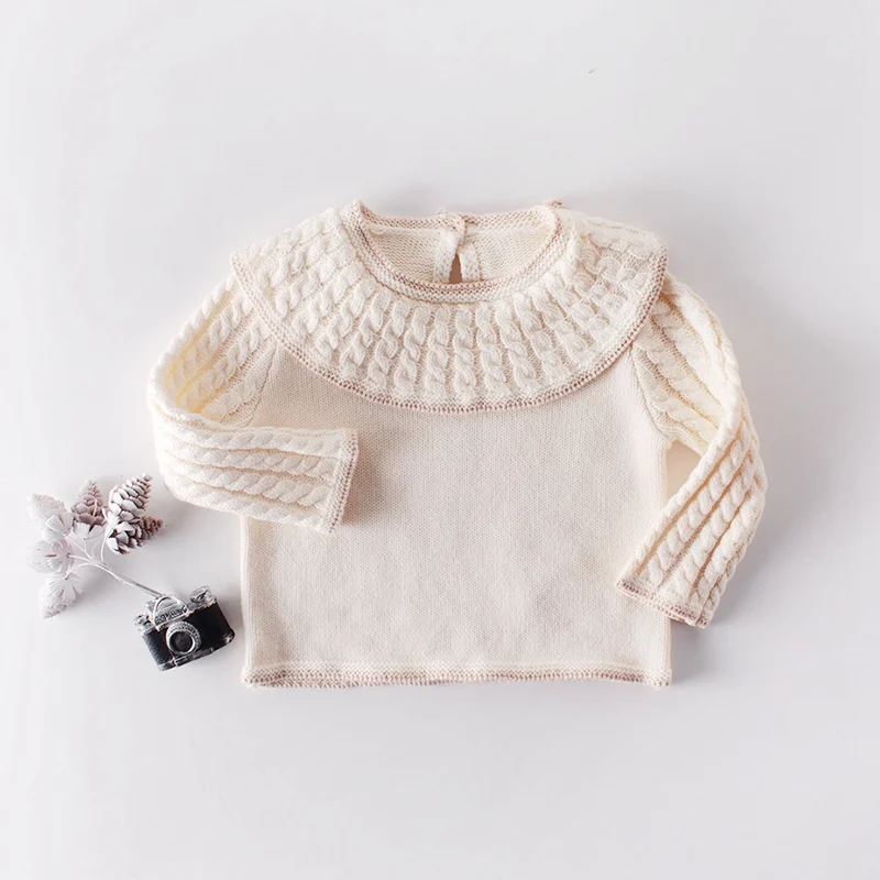 Just Sweater Зимний осенний пуловер свитер комбинезоны для малышей Новорожденные малыши на детей и девочек, трикотаж, вязаный свитер S9807 - Цвет: Just Sweater