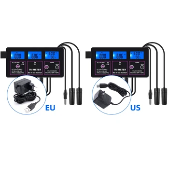 

6 in 1 Multi-parameter pH/ ORP/ EC/ CF/ TDS PPM/ Temperature Combo Tester Meter R9JC