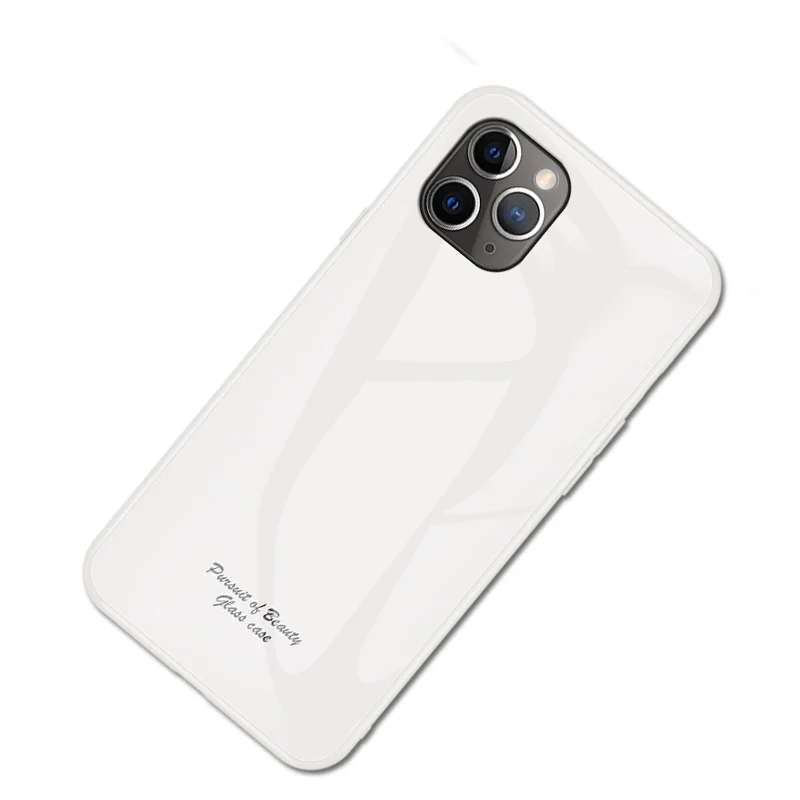 Beige 50 шт./лот, стекло Macaron+ TPU, роскошный брендовый чехол для телефона, чехол для iphone 6, 7, 8 X, XS, XR, XS Max, 11 Pro, Max, Жесткий Чехол, корпус - Color: Beige