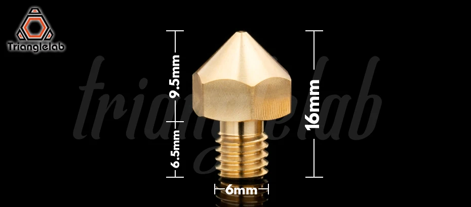 Trianglelab Ultimaker латунная насадка для 3D принтеров hotend 2,85/3,0 мм нить J-head UM2 Ultimaker 2 heatblock