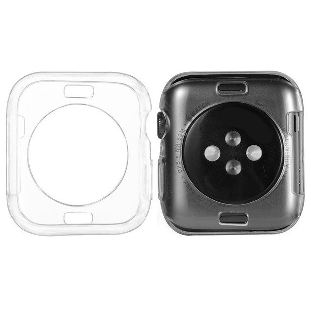 Soft Silicone Case for Apple Watch 6 SE 5 4 3 2 1 40MM 44MM Cover Protection Shell for iWatch 4 5 6 3 2 42MM 38MM Bumper