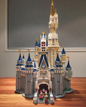 

In Stock 16008 Creator Cinderella Princess Castle City 4080pcs Model Building Block Children Girls Gifts Compatible 71040