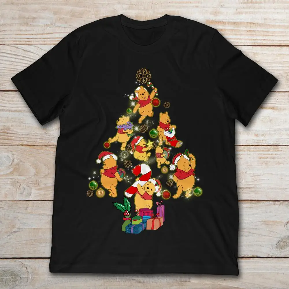 Christmas Tree Winnie The Pooh T Shirt 