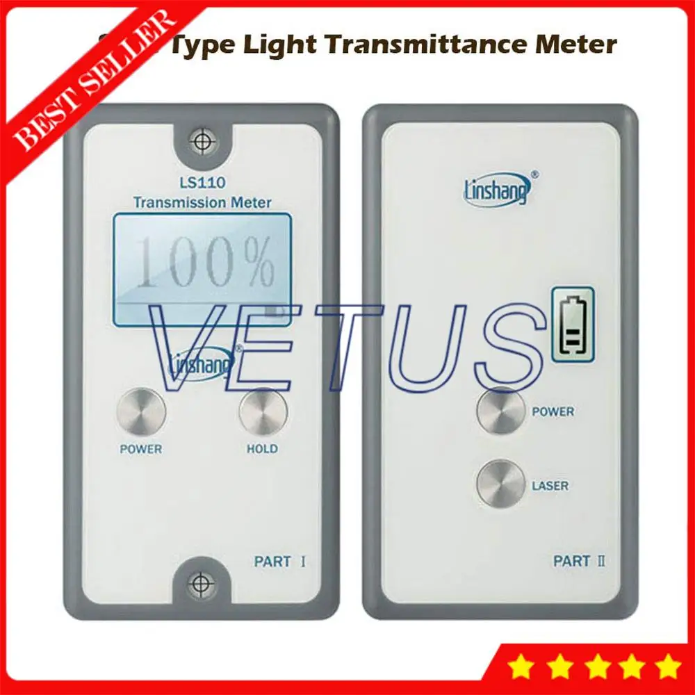 

LS110 Split Type Solar Film Transmission Meter for testing glass plated film organic materials lithium rechargeable battery